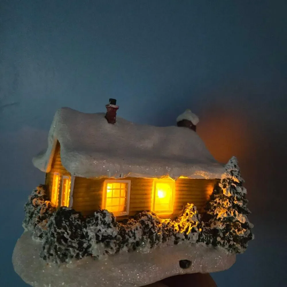 Thomas Kinkade × Teleflora 2008 Lighted village Childhood Home